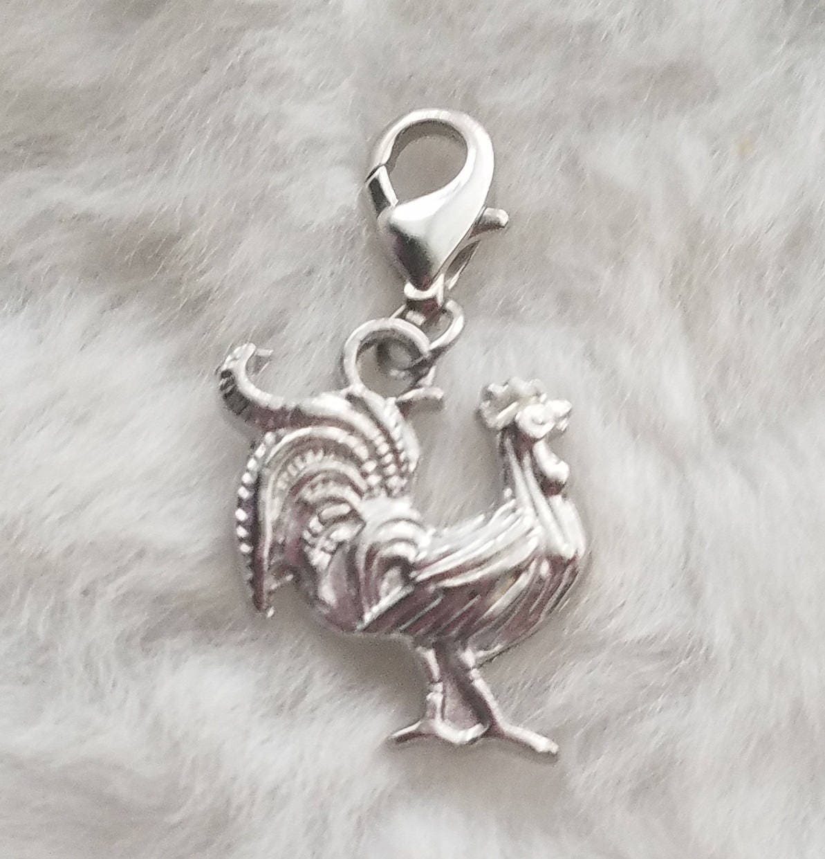 Rooster Charm | Chicken Charm | Rooster Jewelry | Chicken Jewelry | Gift for Chicken Mom