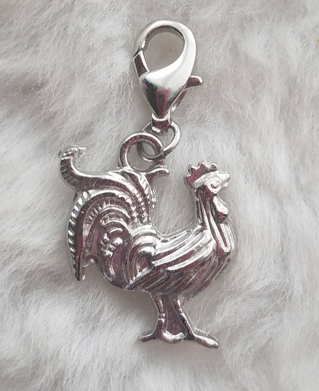 Rooster Charm | Chicken Charm | Rooster Jewelry | Chicken Jewelry | Gift for Chicken Mom