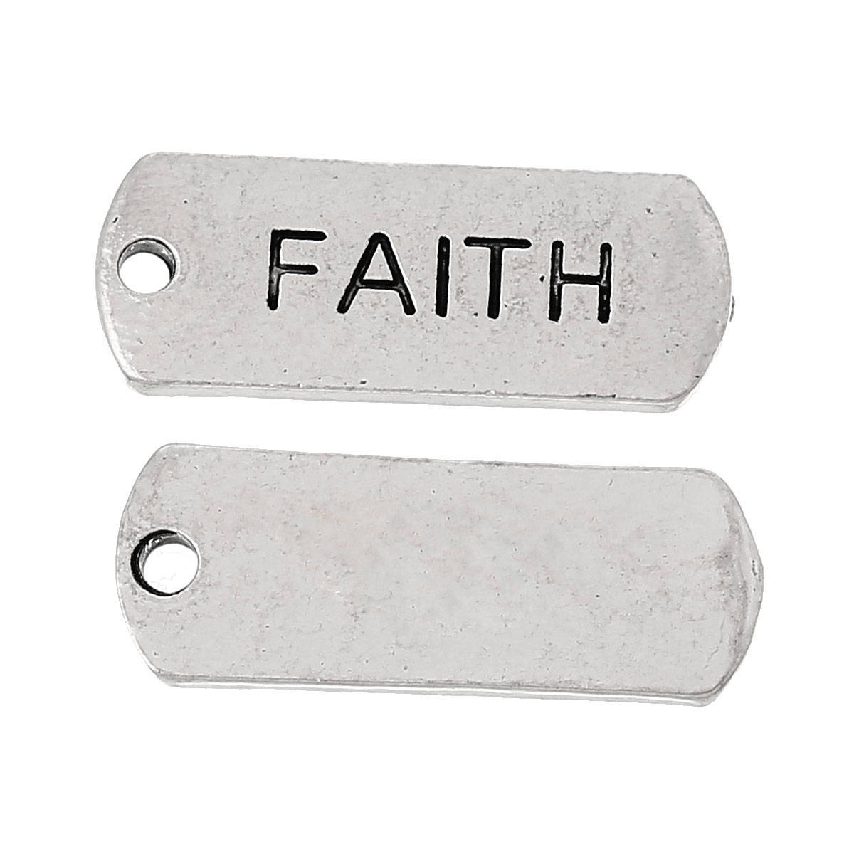 Faith Charm | Faith Tag Charm | Have Faith Charm | Confidence Charm