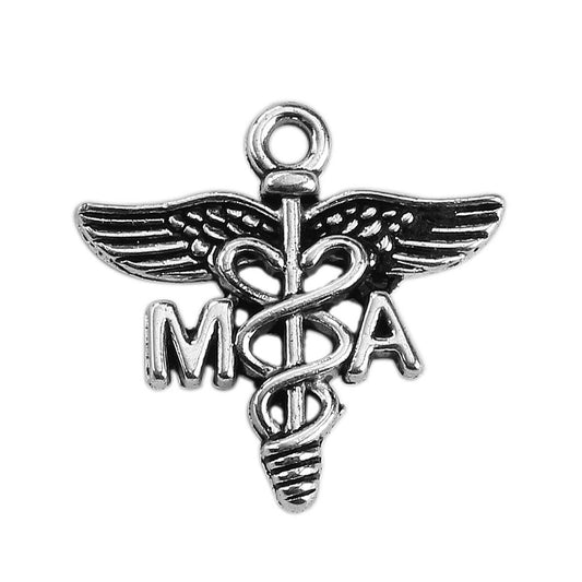 Medical Assistant Charm | Medical Assistant Jewelry | Love for Medical Assistant | Gift for MA | MA gift