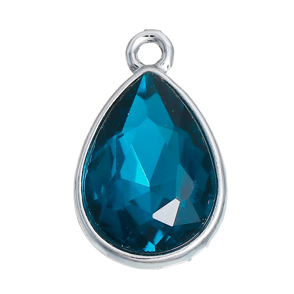 March Birthstone Charm | Aquamarine Charm | March Birthday Charm