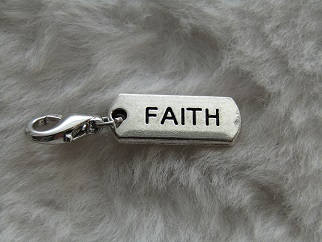 Faith Charm | Faith Tag Charm | Have Faith Charm | Confidence Charm