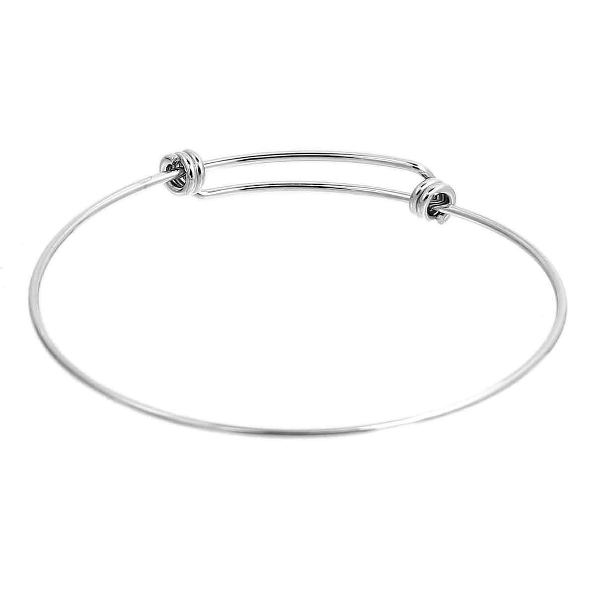 Wire Bangle Bracelets | Stainless Steel | Adjustable Bangle | Bulk Bracelets | Bulk Bangle Bracelets