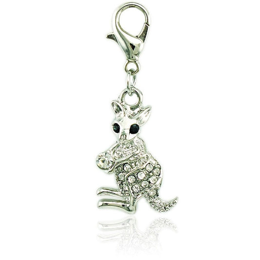 Kangaroo Charm | Kangaroo Jewelry | Australia Charm | Bling Kangaroo