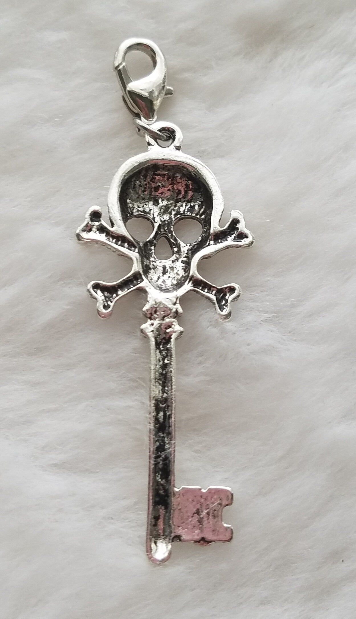 Skull Key Charms | Smiling Skull Charms | Halloween Charms | Charms for Bracelet | Pack of 5