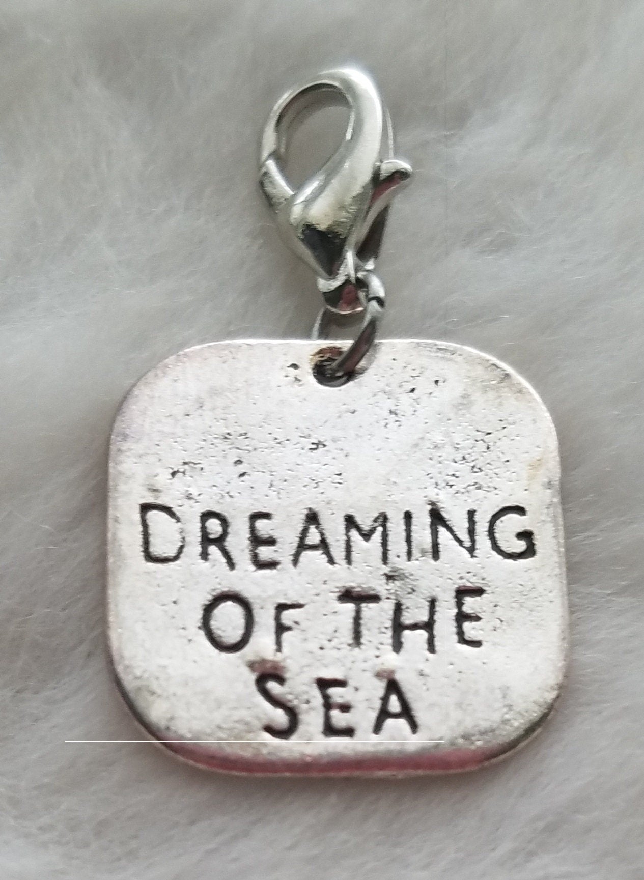 Dreaming of the Sea Charm | Pirate Charm | Mermaid Charm | Nautical Charm | Ocean Charm | Beach Charm | Pack of FIVE (5) Charms