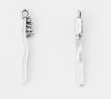 Toothbrush Charm | Tooth Fairy Charm | Dentist Charm | Bravery Charm | Gift for Child