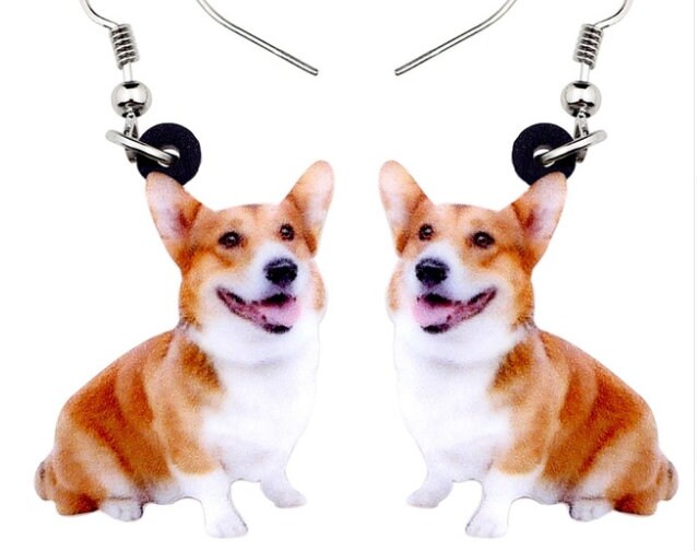 Corgi Earrings | Corgi Jewelry | Corgi Charm | Corgi Mom Gift | Corgi Dog Mom Gift