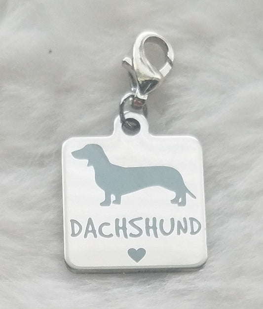 Dachshund Love Charm | Dachshund Jewelry | Gift for Dachshund Mom | Gift for Dog Lover | Gift for Dachshund Lover | Dog Jewelry