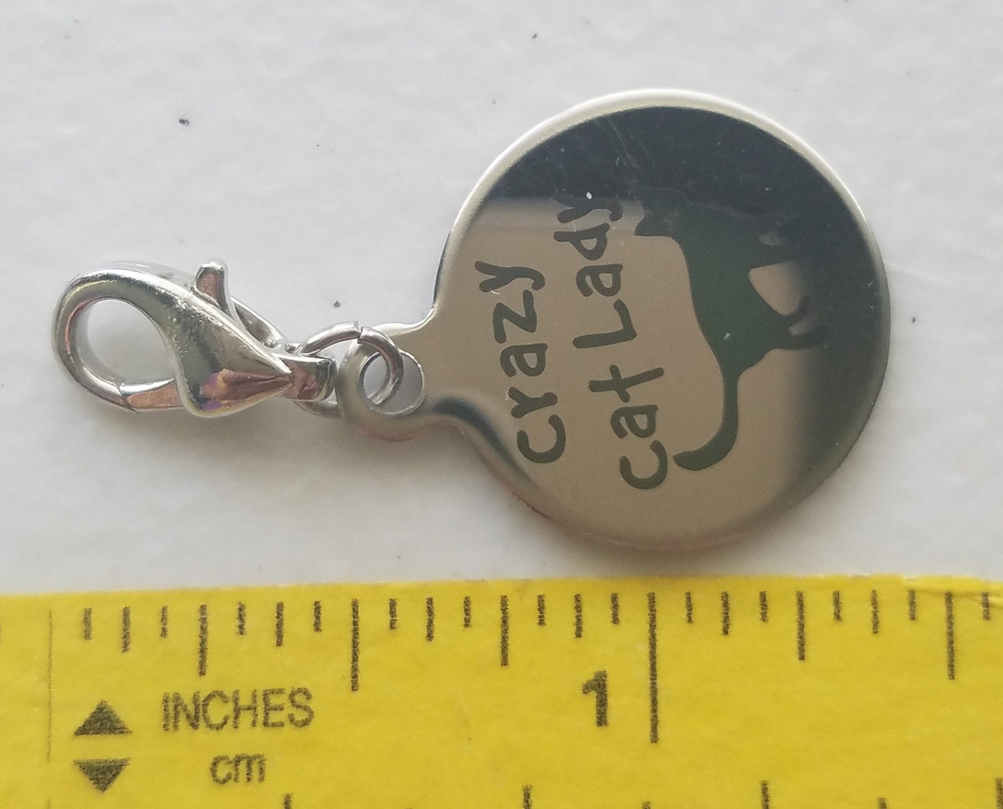 Crazy Cat Lady Charm | Crazy Cat Lady Pendant | Cat Rescue Jewelry | Gift for Cat Mom