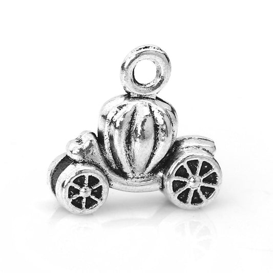 Pumpkin Carriage Charm | Fantasy Charm | Princess Charm | Fairy Tale Charm | Fairy Tale Jewelry