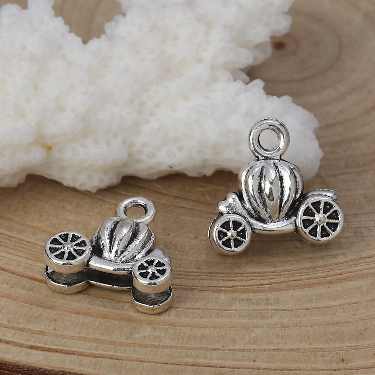 Pumpkin Carriage Charm | Fantasy Charm | Princess Charm | Fairy Tale Charm | Fairy Tale Jewelry