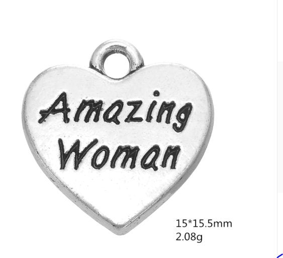 Amazing Woman Charm | Amazing Woman Gift | Best Friend Gift | Boss Gift | Coworker Gift | Confidence Charm