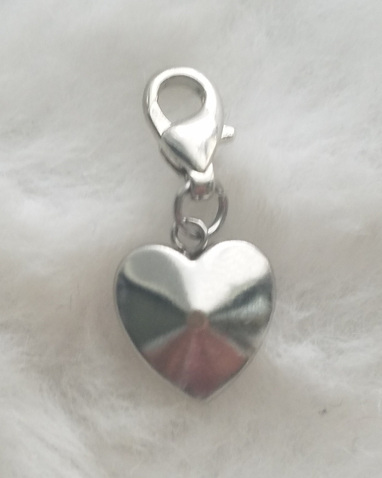 Crystal Heart Charm | Crystal Heart Pendant | Crystal Heart Jewelry | Gift for Girlfriend | Gift for Best Friend | Valentine Gift