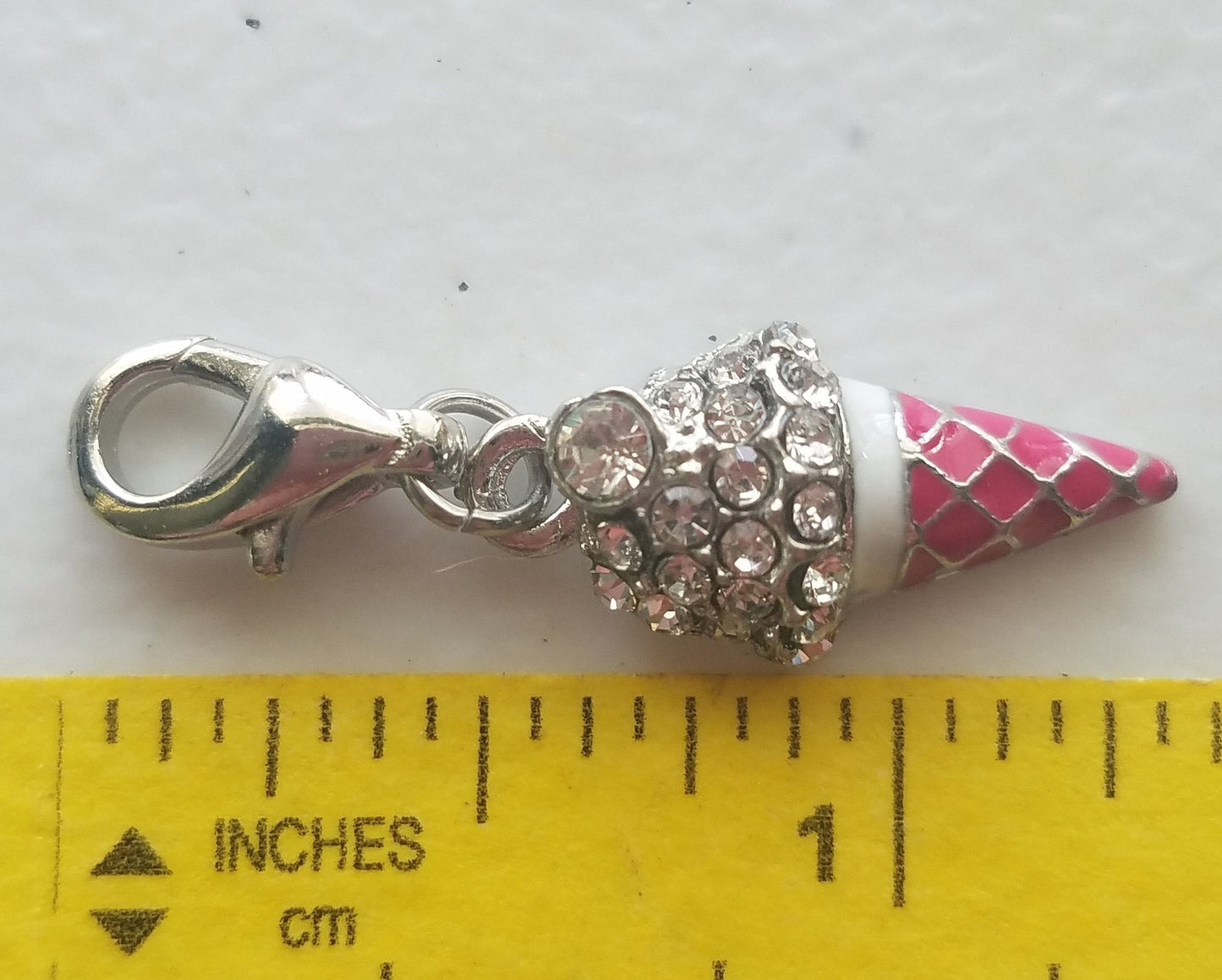 Ice Cream Cone Charm | Ice Cream Cone Jewelry | Ice Cream Pendant | Ice Cream Jewelry | Ice Cream Charm