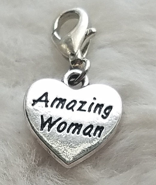 Amazing Woman Charm | Amazing Woman Gift | Best Friend Gift | Boss Gift | Coworker Gift | Confidence Charm