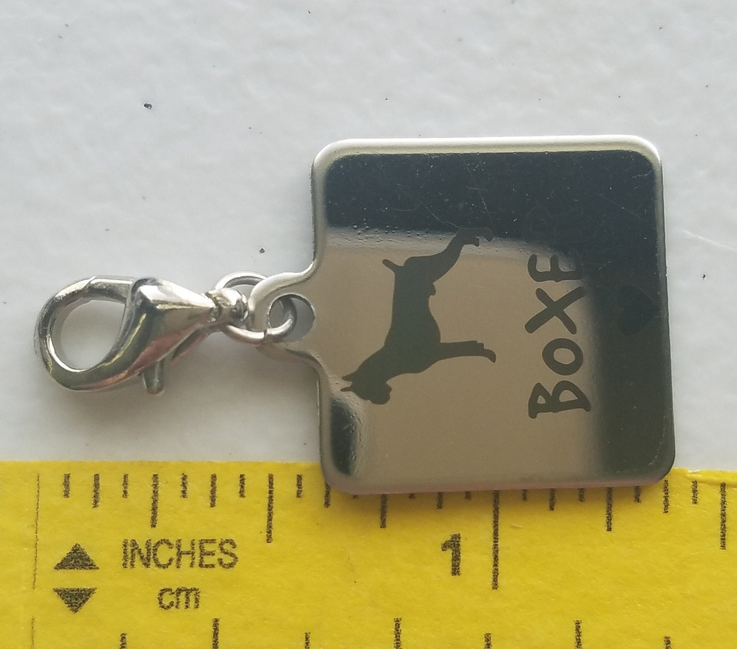 Boxer Love Charm | Love My Boxer Charm | Boxer Dog Charm | Boxer Jewelry | Charm for Bracelet