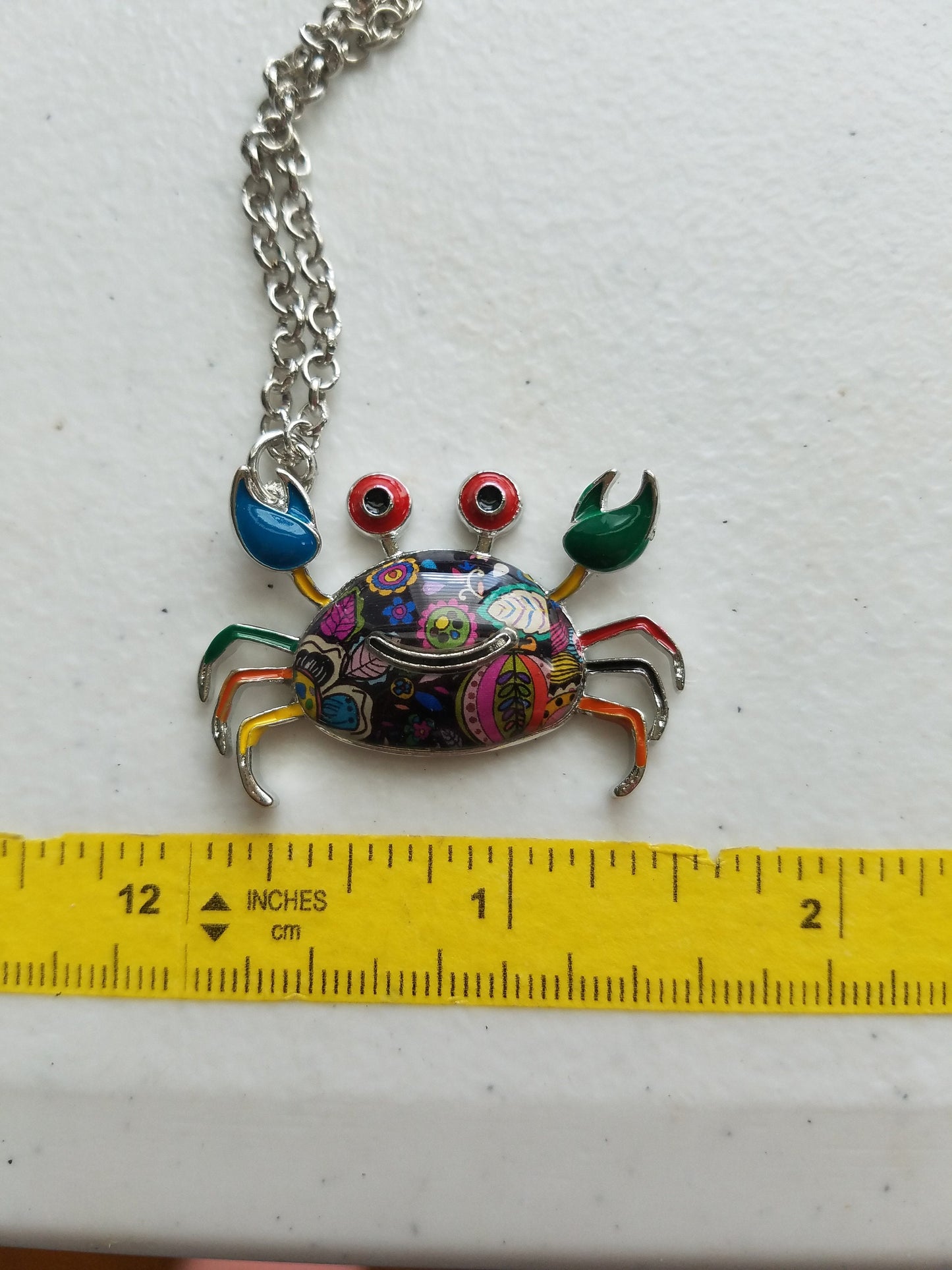 Crab Pendant | Statement Pendant | Gift for Mom | Gift for Ocean Lover | Crab Jewelry