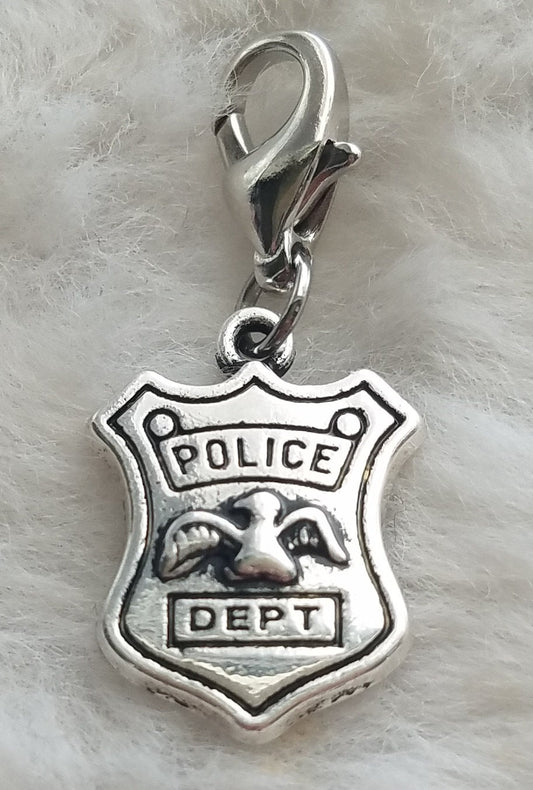 Police Badge Charm | Law Enforcement Charm | Police Jewelry | Law Enforcement Jewelry