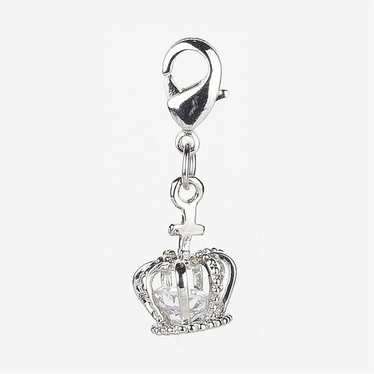 Crystal Princess Crown Charm | Bling Crown | Diamond Crown Charm | Princess Jewelry