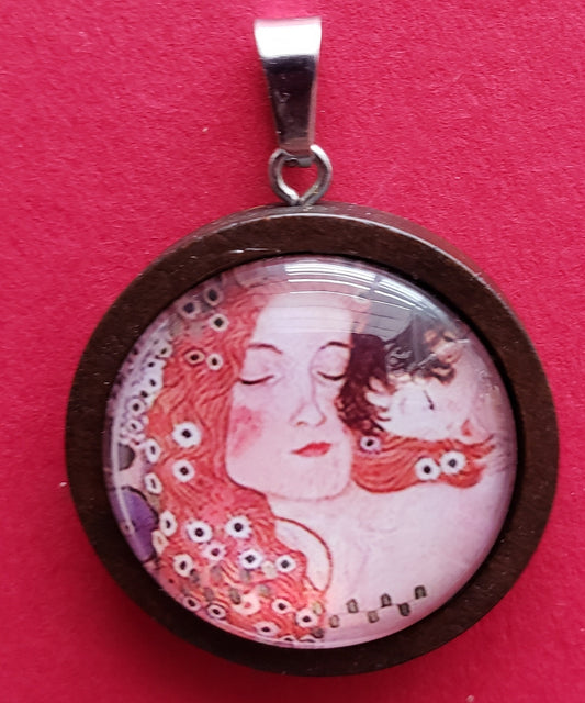 Klimt Charm | Klimt Jewelry | Mother and Child | Klimt Pendant | Klimt Key Chain | Klimt Necklace