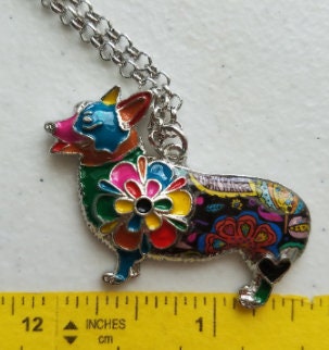 Corgi Jewelry | Corgi Pendant | Corgi Earrings | Corgi Mom Gift | Corgi Rescue Gift