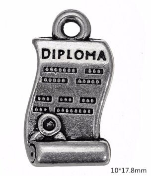 Graduation Charm | Diploma Charm | Graduate Gift | Class of 2020 | Class of 2021