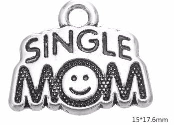 Single Mom Charm | Single Mom Jewelry | Mom Gift from Son | Mom Gift from Daughter