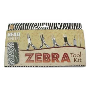 Zebra Jewelry Making 6 Piece Tool Kit | Jewelry Tools Kit | Make Your Own Jewelry |  | DIY Jewelry | Craft Making Supplies