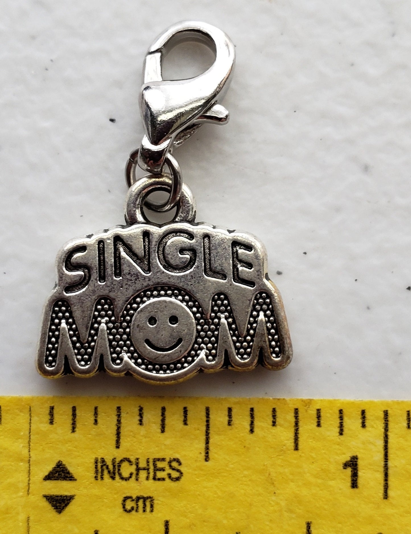 Single Mom Charm | Single Mom Jewelry | Mom Gift from Son | Mom Gift from Daughter