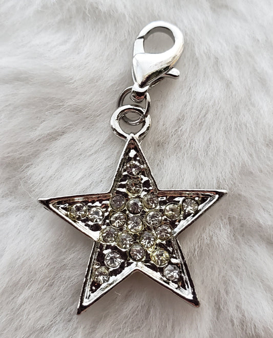 Star Charm | Shining Star Charm | Rhinestone Star Charm | Success Charm | Success Gift | Congratulations Gift