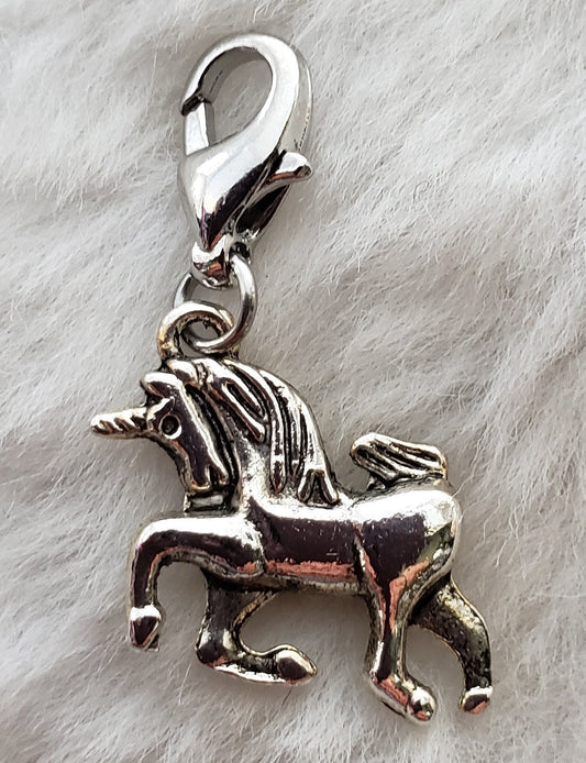 Silver Unicorn Charm | Fantasy Charm | Unicorn Jewelry | Gift for Little Girl