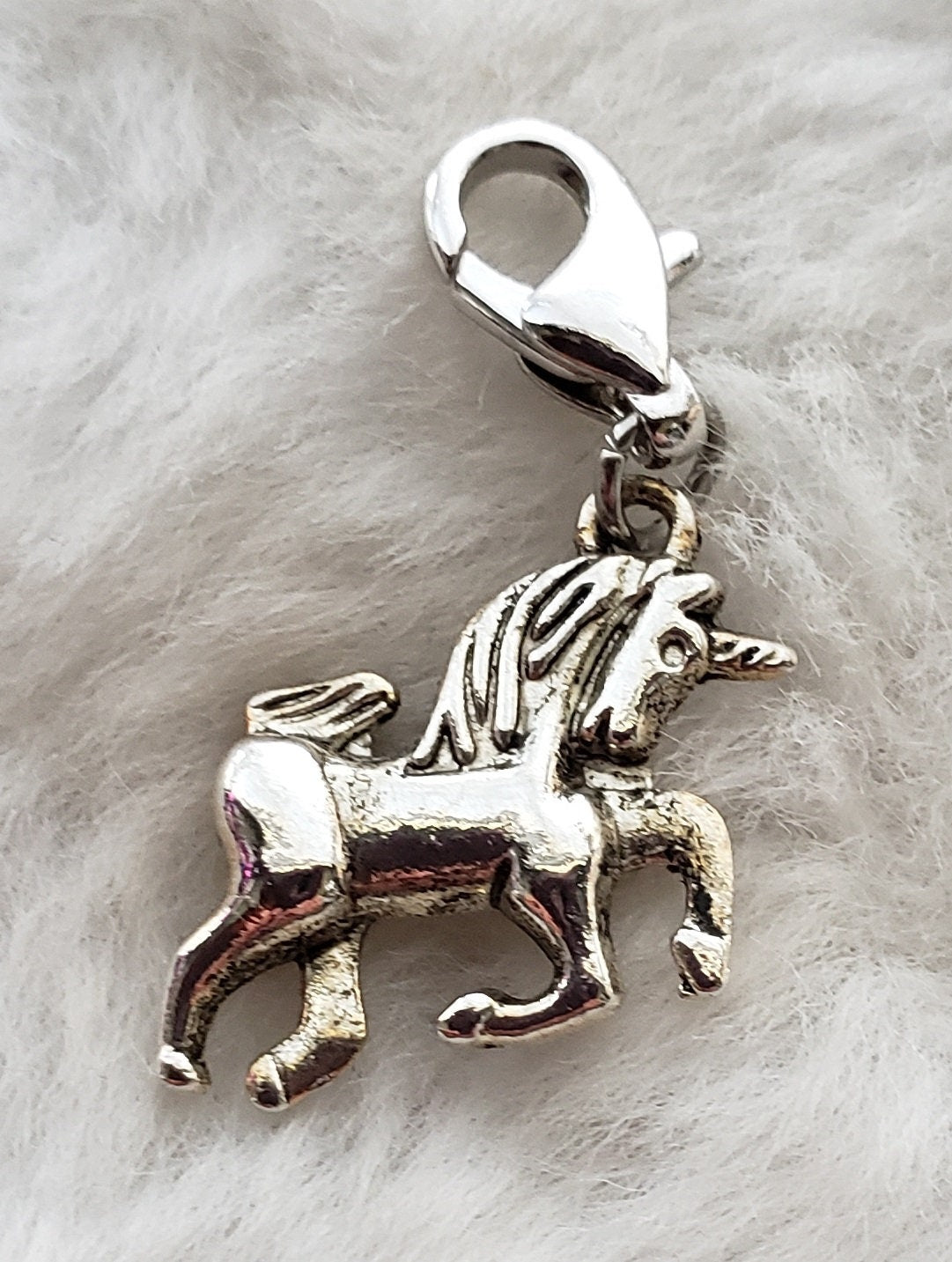 Silver Unicorn Charm | Fantasy Charm | Unicorn Jewelry | Gift for Little Girl