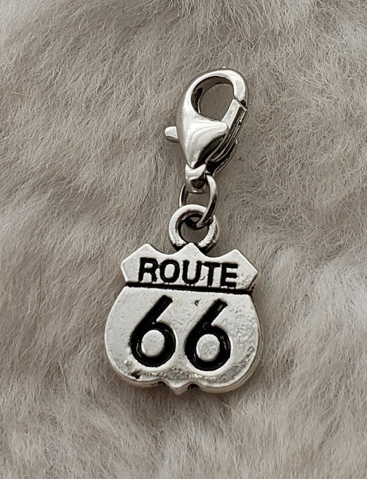 Route 66 Charm | Travel Charm | Vacation Charm | Get Your Kicks on Route 66 Charm | Route 66 Jewelry