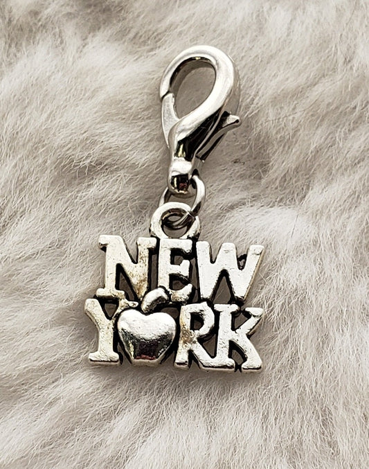 New York Charm | Big Apple Charm | NY Vacation Charm | Charm for Bracelet