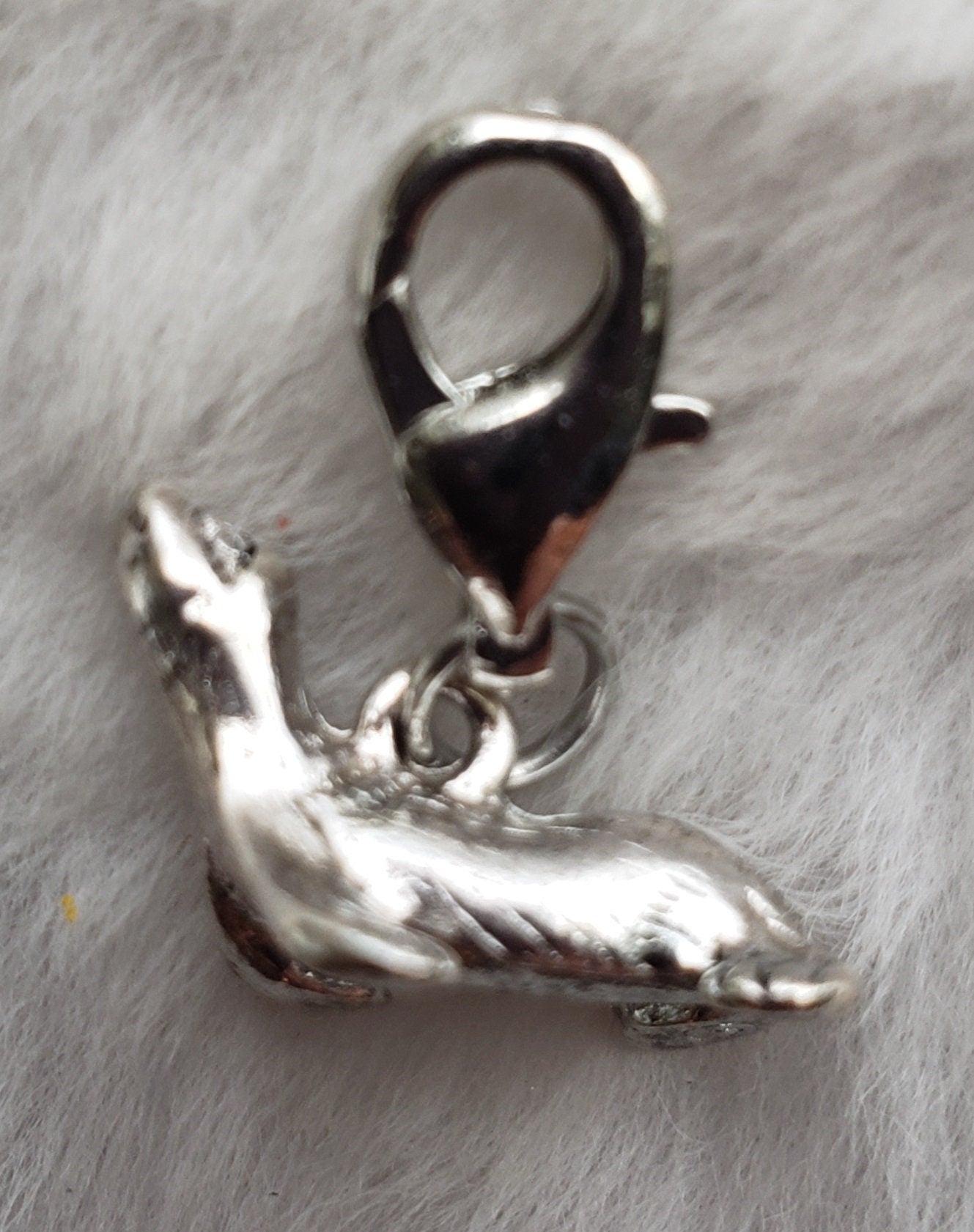 Seal Charm | Sea Lion Charm | Seal Jewelry | Sterling Silver Plated Pewter