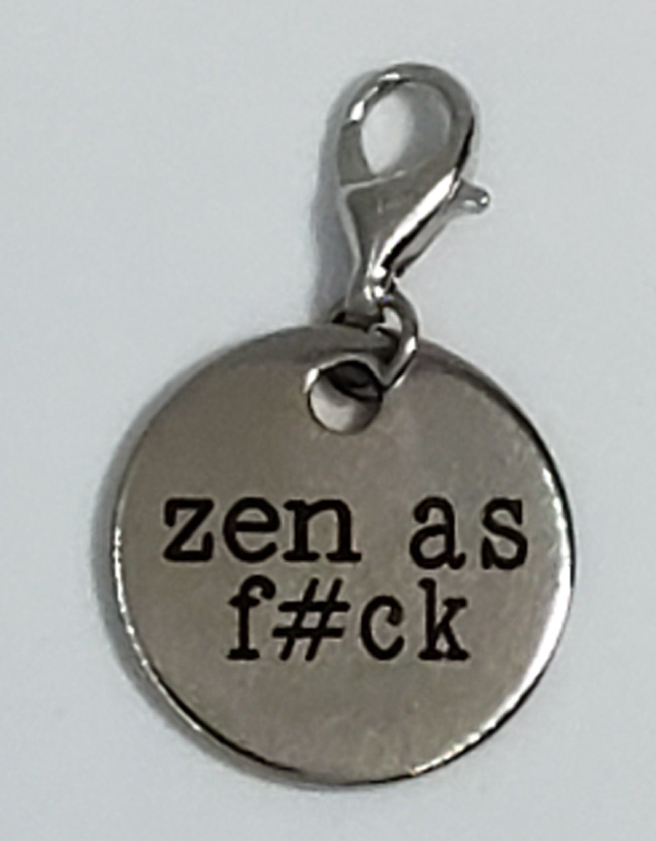 Zen As F#ck Pendant | Gift for Best Friend | Gift for Sister | Gift for Boss | Yoga Teacher Gift | Relaxation Gift