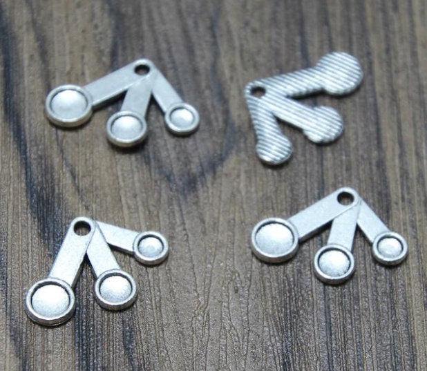 Measuring Spoons Charm | Baking Charm | Kitchen Charm | Chef Gift | Baker Gift | Cupcake Maker Gift