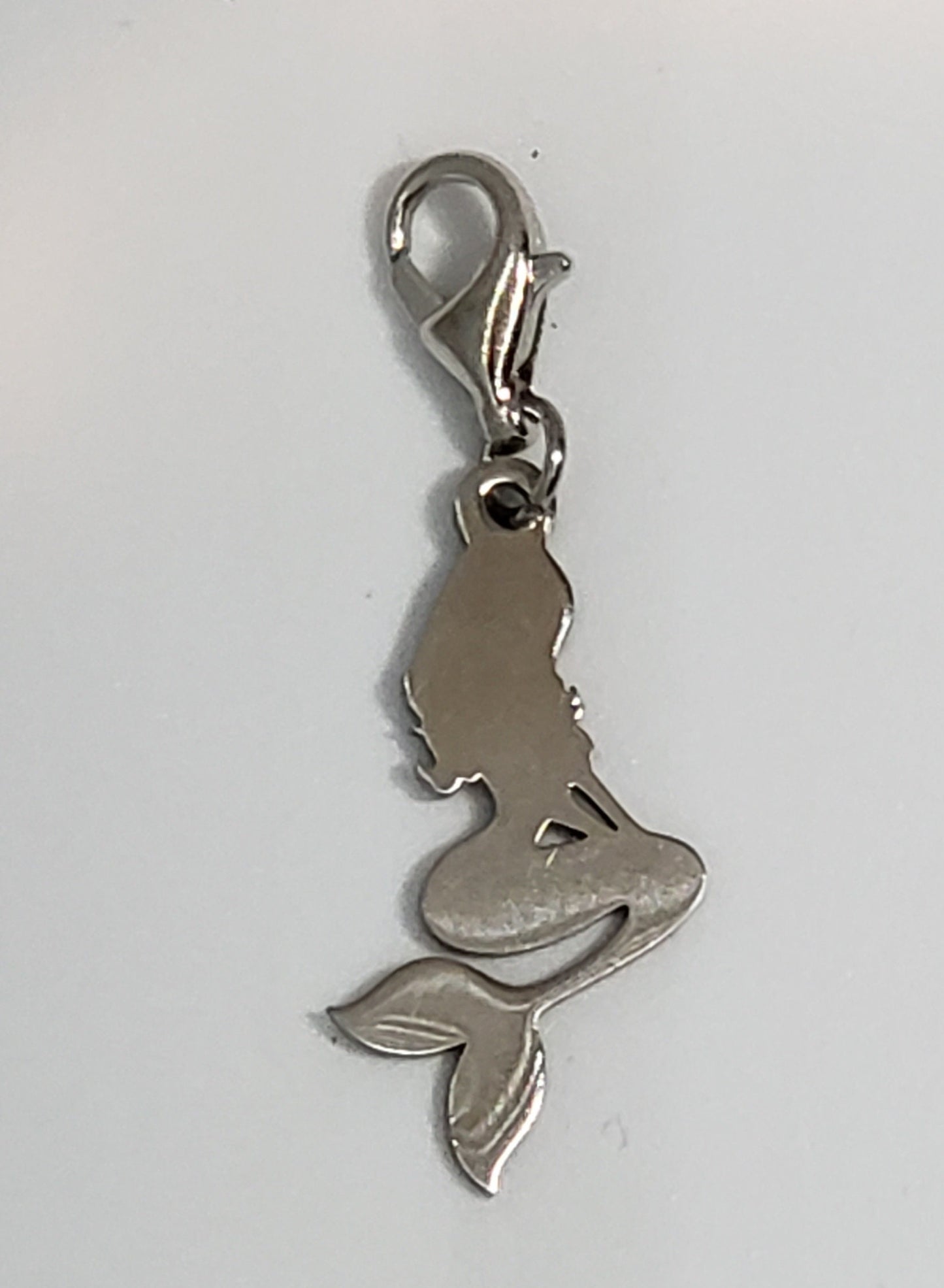 Mermaid Silhouette Charm | Mermaid Charm | Mermaid Jewelry | Mermaid Pendant | Mermaid Gift