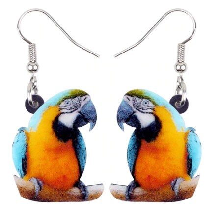 Parrot Earrings | Parrot Jewelry | Parrothead Jewelry | Jimmy Buffett Concert | Buffett Jewelry