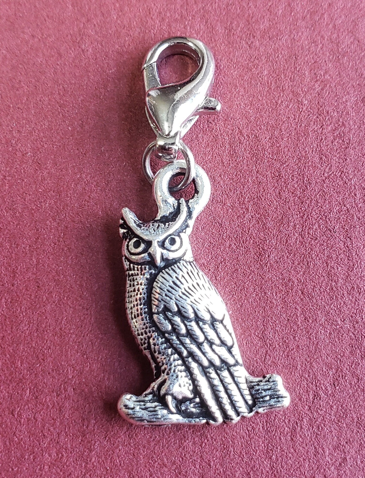 TierraCast Charm | Wise Old Charm | Halloween Charm | Halloween Owl Charm | Teacher Gift | Graduate Gift