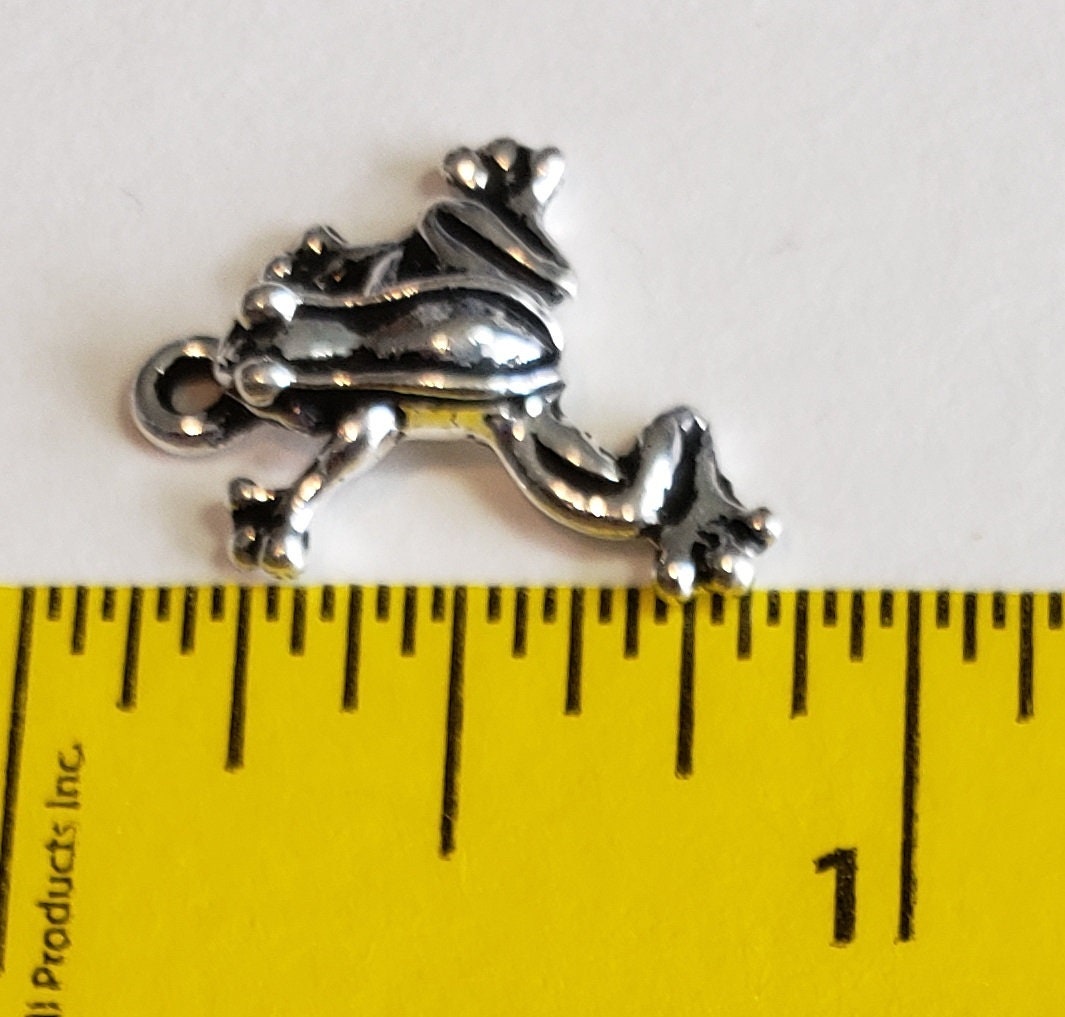 TierraCast Charm | Leap Frog Charm | Frog Jewelry | Frog Gift | Frog Collector Gift