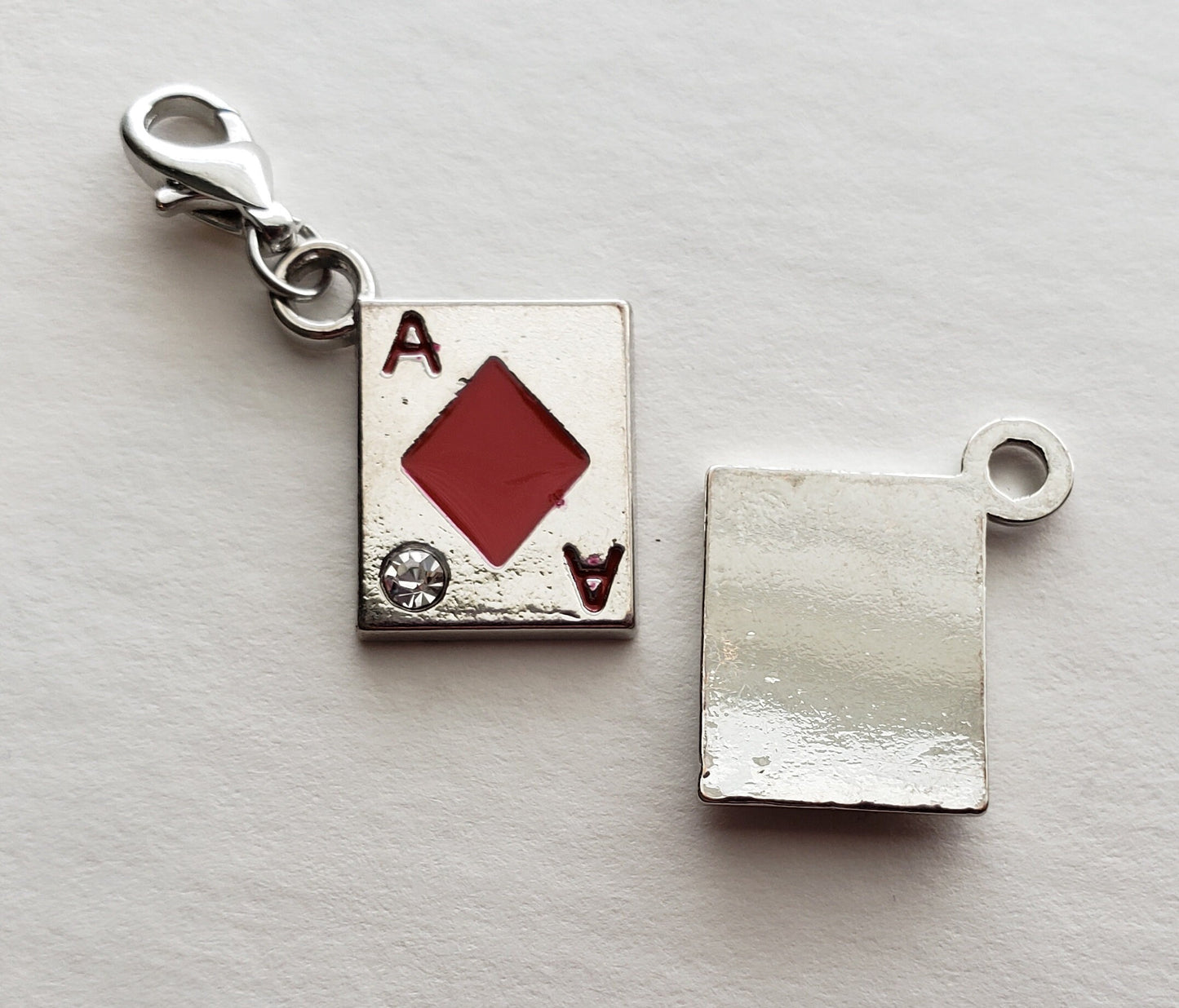 Ace Charm | Ace of Hearts | Ace of Diamonds | Ace of Spades | Ace of Clubs | Gift for Gambler | Gambler Gift | Bridge Gift