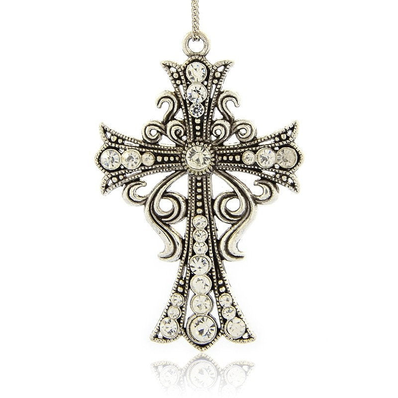 JUMBO Cross Pendant | (Chain not included) | Gift for Priest | Gift for Communion | Gift for Pastor