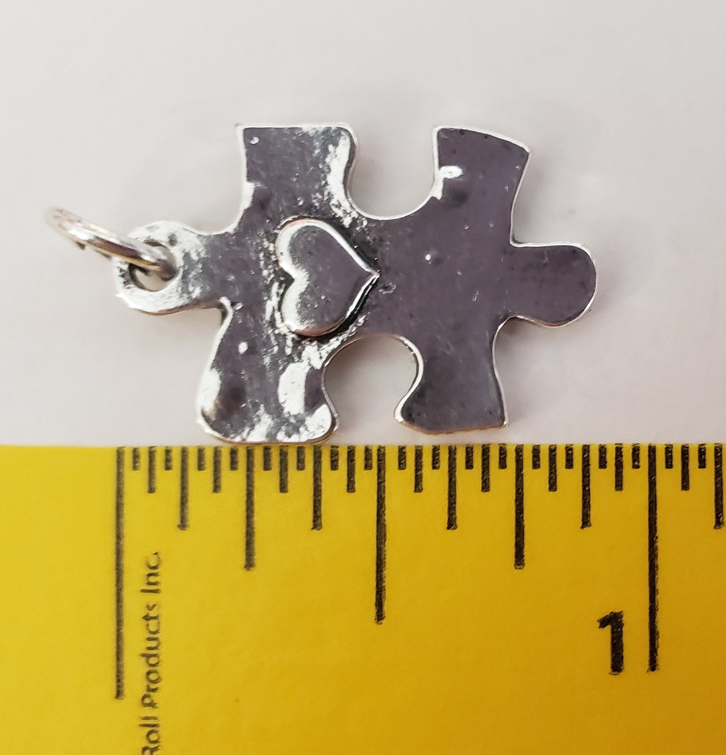 Autism Awareness Charm | Puzzle Piece Charm | Puzzle Piece Heart Charm | Autism Charm