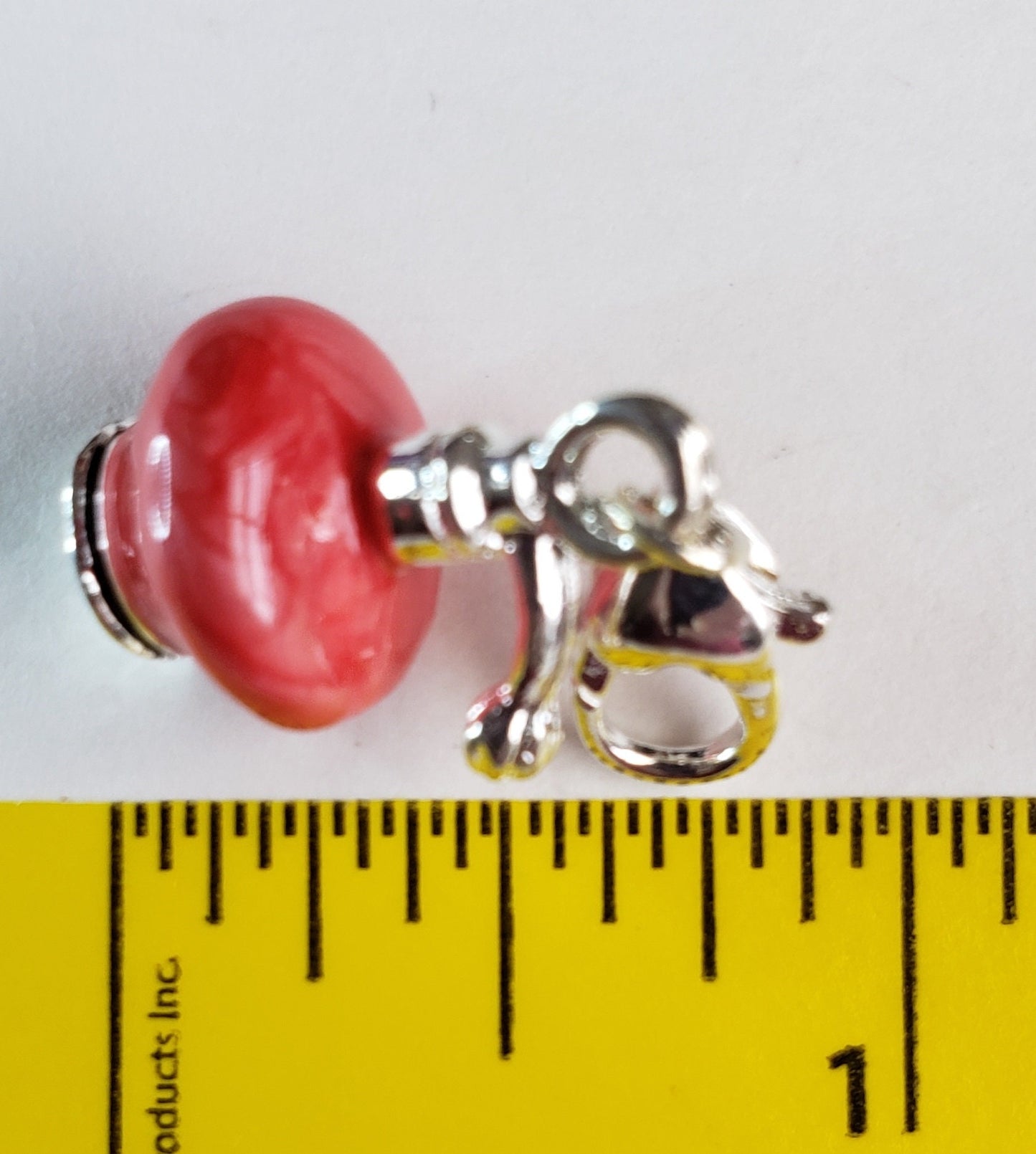 Red Perfume Atomizer Charm | Clip-on Charm | Diva Charm | Girly Girl Jewelry | Perfume Charm