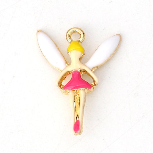 Fairy Charms | Fairy Pendant | Fairy Jewelry | Winged Fairy Charm | Pack of 10 Charms