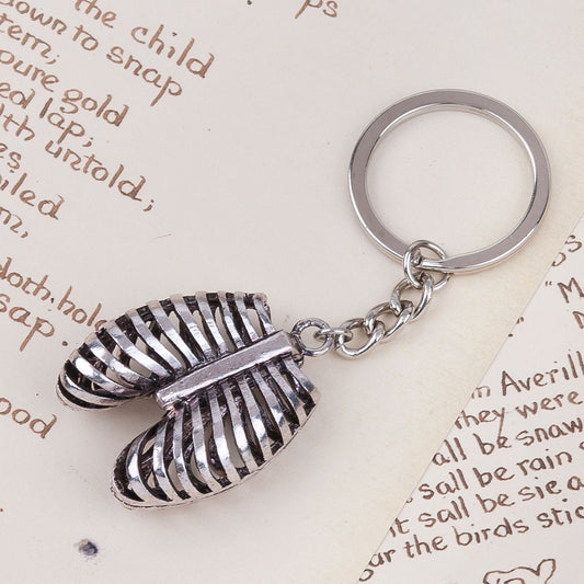 Ribcage Keychain | Torso Jewelry | Ribcage Jewelry | Doctor Gift | Scientist Gift