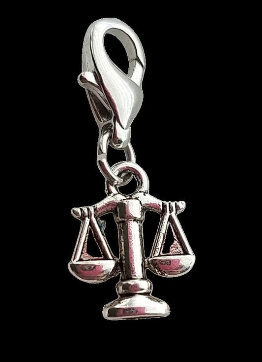 Libra Charm | Scales Charm | Scales of Justice Charm | Legal Charm | Law Charm