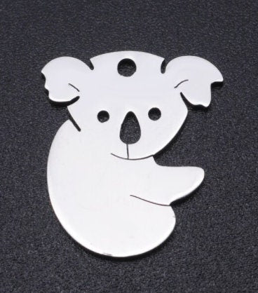 Koala Bear Charm | Koala Bear Jewelry | Koala Charm | Koala Jewelry | Koala Bear Pendant | Clip On Charm